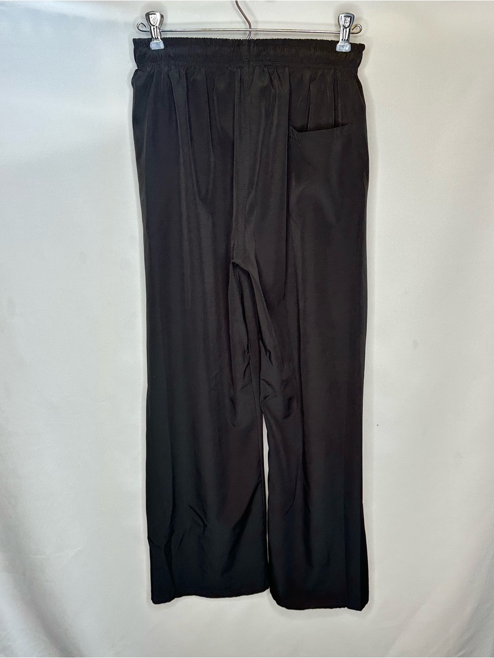 Vintage Nike Track Pants XXL MP Black Nylon 90s Y2K Swoosh - Picture 2 of 4